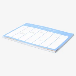 A4 blue weekly planner