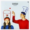 Adjustable head basket game for 2 players