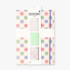 A4 document folders with prints - 3 pcs