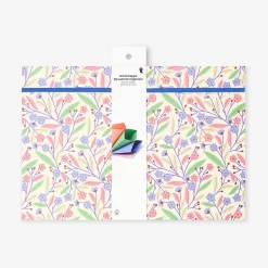 A4 floral document organiser with tab dividers