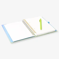 A5 gradient notebook with pen and sticky memos