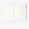 A5 lined notebook with cherry cover