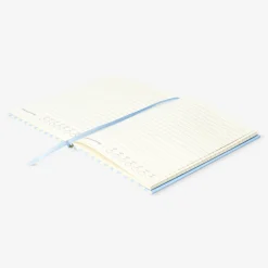 A5 lined notebook with cherry cover