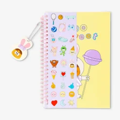 A5 monster candy notebook with charm