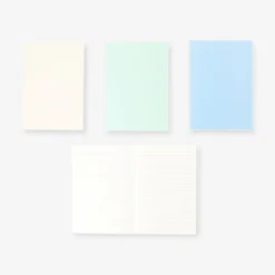 A5 solid colour notebooks - 4 pcs
