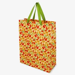 Bag with autumnal print