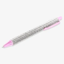 Ballpoint pen - Pink with rhinestones