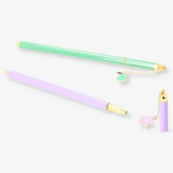 Ballpoint pens with charms - 2 pcs