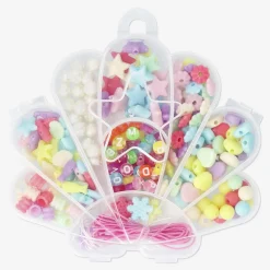 Bead set with string - Seashell inspired