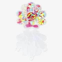 Bead set with string - Seashell inspired