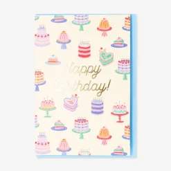 Birthday card - Cakes