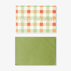 Birthday card - Checks