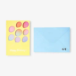 Birthday card - Flying balloons