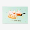 Birthday card - Pop-up slice of cake