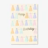 Birthday card - Tassle garland
