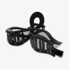 Black bow hairclip