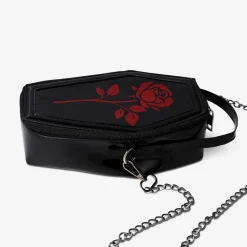 Black coffin handbag