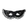 Black lace party glasses - For adults