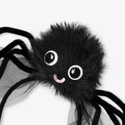Black spider costume hairband - For adults