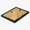 Black wood picture frame - 13x18 cm