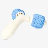 Blue and beige massage roller for arms and legs