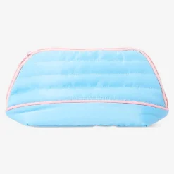 Blue cosmetic bag