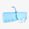 Blue cosmetic belt with 5 makeup brushes