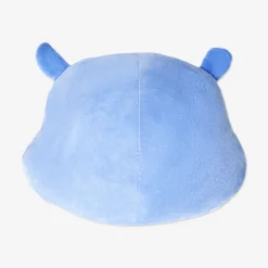 Blue hippo cushion