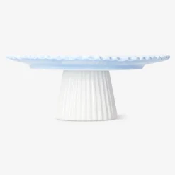 Blue hydrangea cake stand - 20 cm