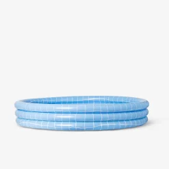 Blue inflatable paddling pool - 110 cm
