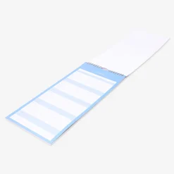 Blue monthly calendar for hanging 2027