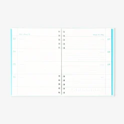 Blue study planner - English