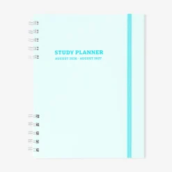 Blue study planner - English