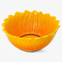 Bowl with embossed sunflowers - 18 cm