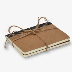 Brown notebooks with Blank Pages - 2 pcs
