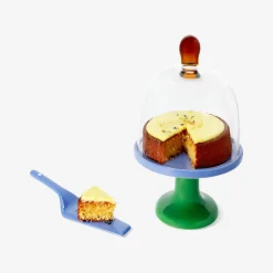 Cake stand with glass lid - 25 cm