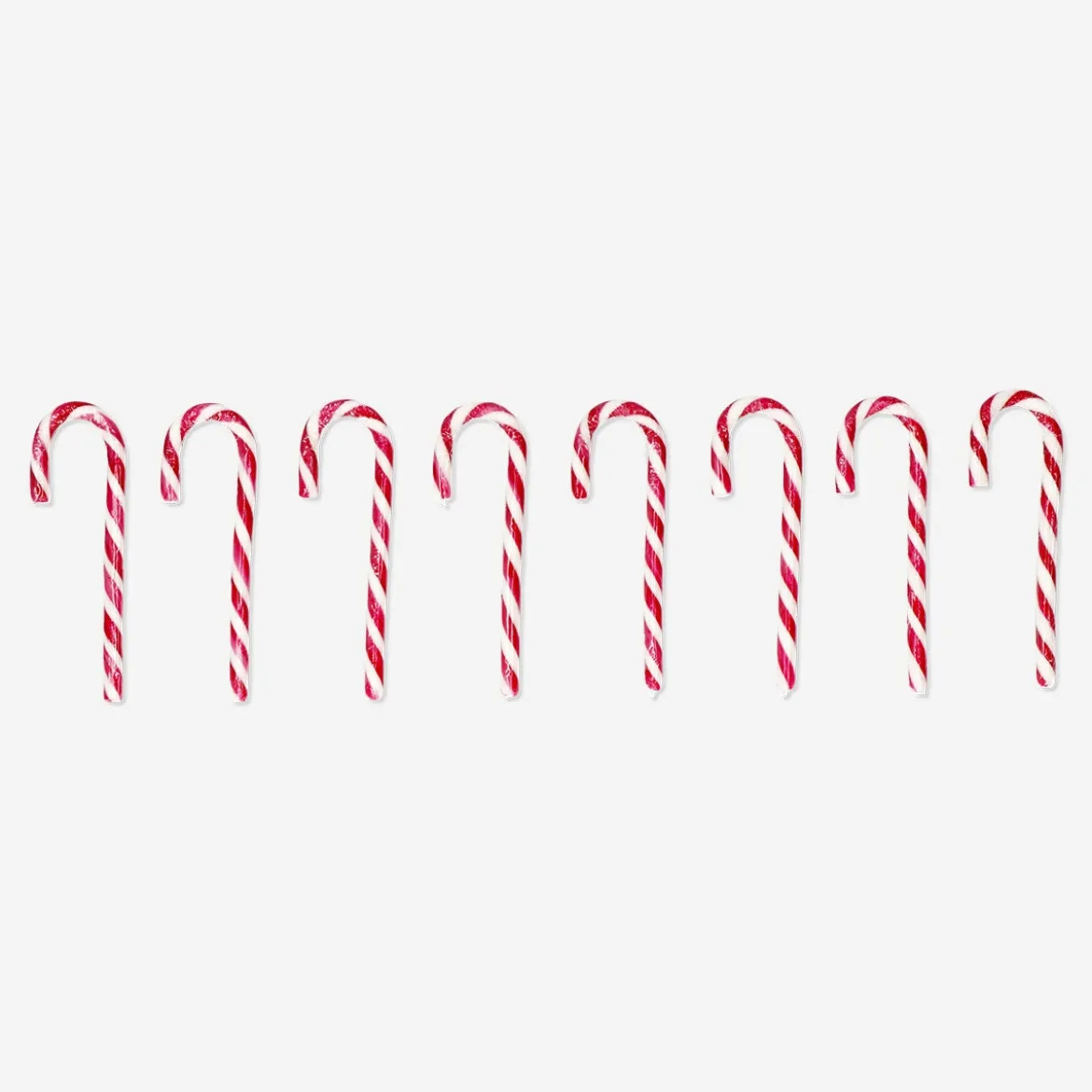 Candy canes with peppermint flavour - 8 pcs