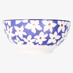 Ceramic bowl with floral design - 14 cm