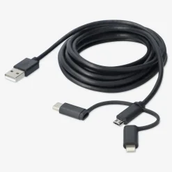 Charging cable. For USB-C, Micro USB and lightning