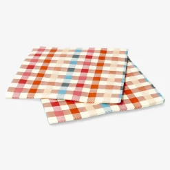 Checkered picnic napkins - 16 pcs