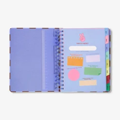 Chequered study planner 2026-2027 - English