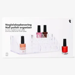 Clear nail polish organiser - 12,5x22 cm