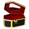 Coffin beauty case with divider