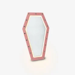 Coffin mirror with light - 40x24 cm