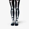 Costume skeleton tights for adults - One size