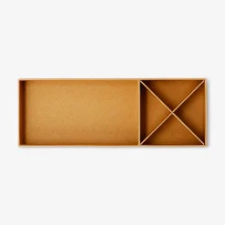 Craft paper desk tray