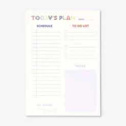 Daily planner notepad