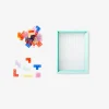 3D block puzzle in frame