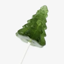 3D Christmas tree lollipop on a stick