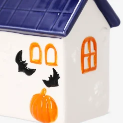 Decorative ceramic Halloween house - 13 cm